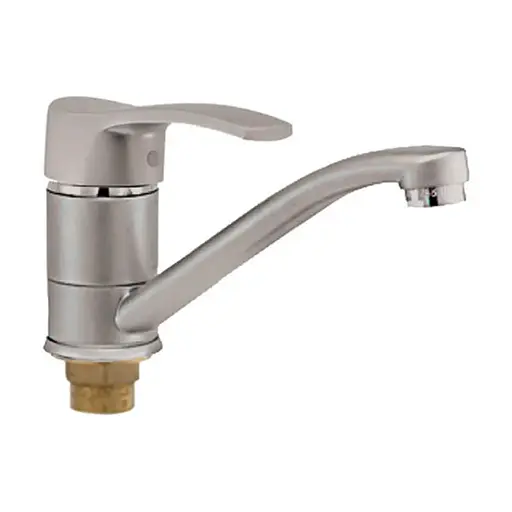 Смеситель для умывальника Haiba Focus 555 HB0787 Нержавеющая сталь - фото 1