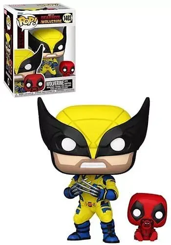 Фігурка Funko Pop Дедпул Росомаха і Бейбіпул Deadpool Wolverine with Babypool 10 см FP D 1403