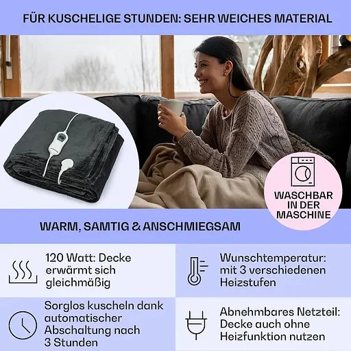 Електрична ковдра Klarstein Slanket (10045240) - фото 7