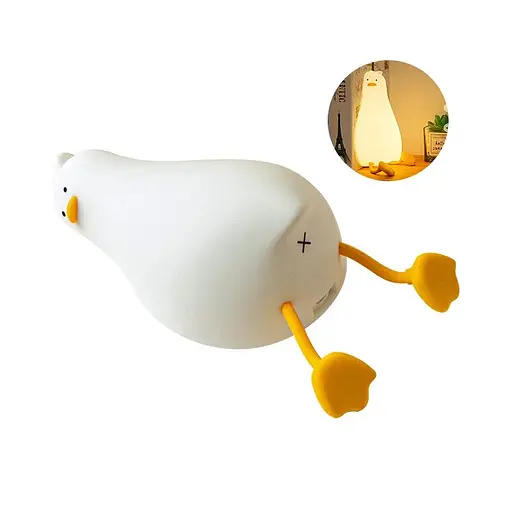 Ночь силиконовая Лежачая усталая утка (K-1096) - фото 1