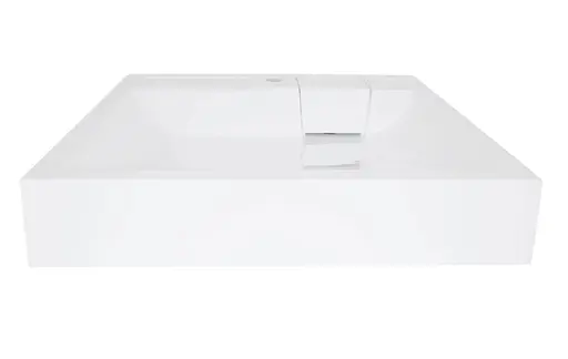 Раковина на стиральную машину Qtap Arvin 59x59x115 мм. квадратная, без донного клапана QTARV2365WHI48575 - фото 2