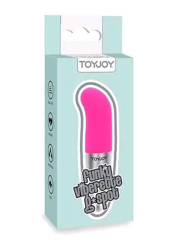 Міні-вібратор ToyJoy Viberette G-Spot 12 см (фуксія) - фото 4