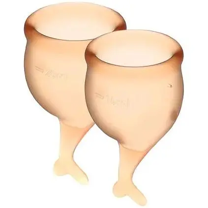 Набір менструальних чаш Satisfyer Feel Secure (Orange)