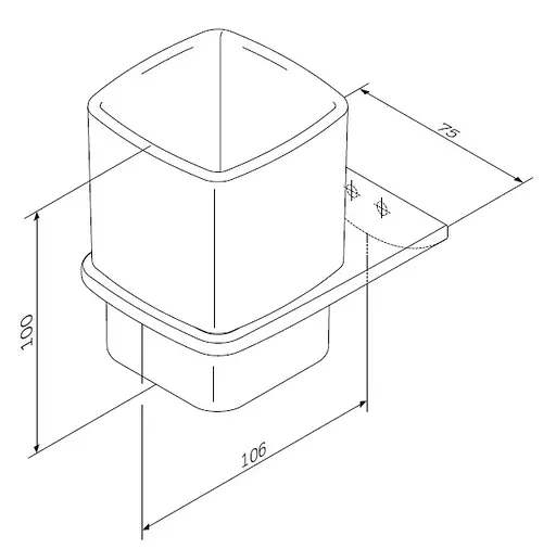 Стакан для ванной AM.PM Inspire 2.0 A50A34300 - фото 7