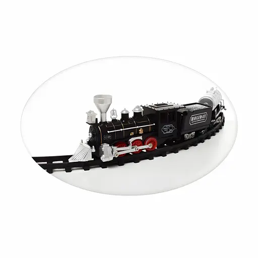 Детская железная дорога High-Class Train со звуком и светом на 15 деталей (YY-129) - фото 3