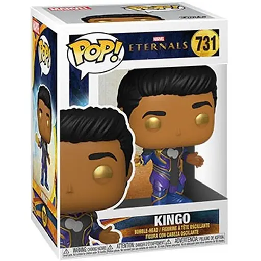 Фигурка Фанко Поп Марвел Вечные Кинго Funko Pop Marvel Eternals Kingo 10 см M E K 731 - фото 1