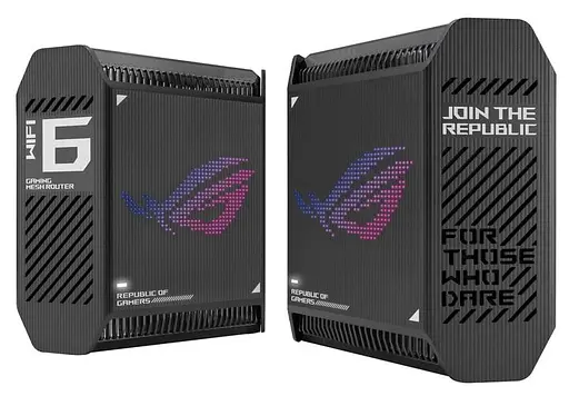 MESH-система ASUS mesh ROG Rapture GT6 AX10000 2Pcs Black 802.11ax (90IG07F0-MU9A20) - фото 3