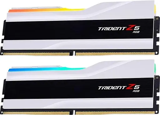Модуль пам'ятi DDR5 2x32GB/6400 G.Skill Trident Z5 RGB White (F5-6400J3239G32GX2-TZ5RW) - фото 1