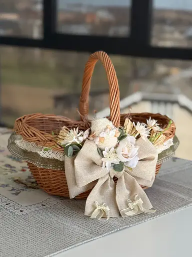 Пасхальная корзина 35х28х28см hand-made 3 MIS LT - фото 1