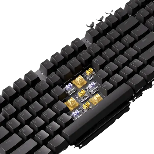 Клавиатура Mchose Mix 87 Lightning Magnetic Switch Black (MC-Mix87-1) - фото 2