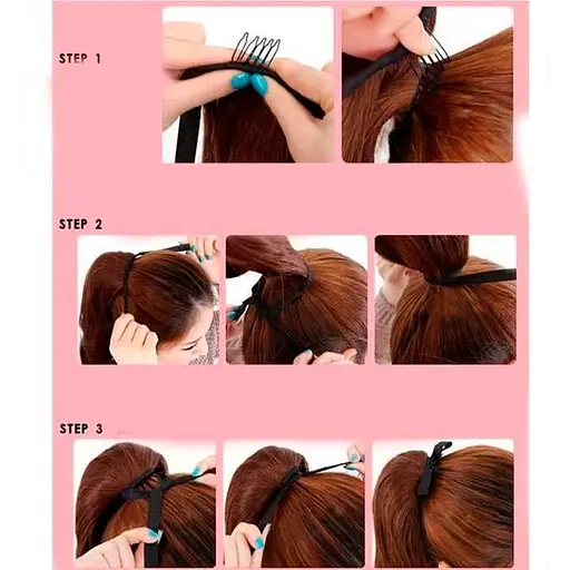 Накладной хвост-шиньон Didaka 50 см Каштановый K0734-2 - фото 3