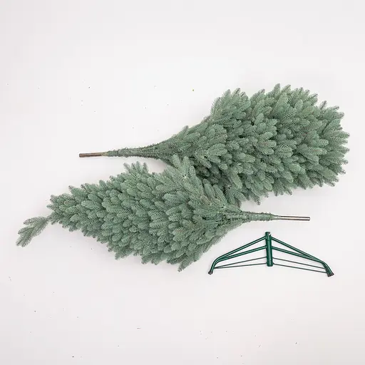 Лита штучна ялинка 1.5 м блакитна Шепетівська V16 реалістична Преміум LUGI KOS-SHPBL15 - фото 9