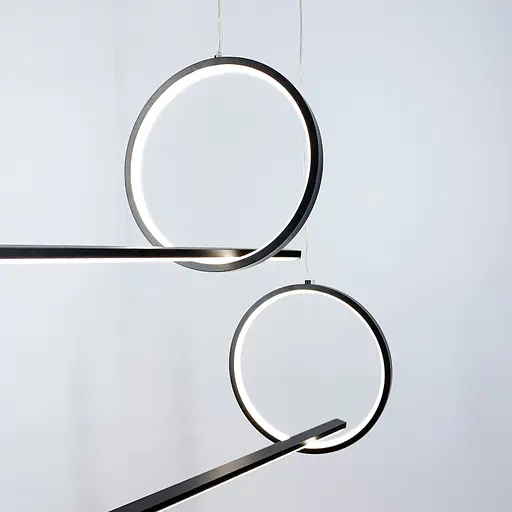 Видовжений лінійний світильник Mantra Kitesurf Line.F MJ 24B-1100 BK - фото 3