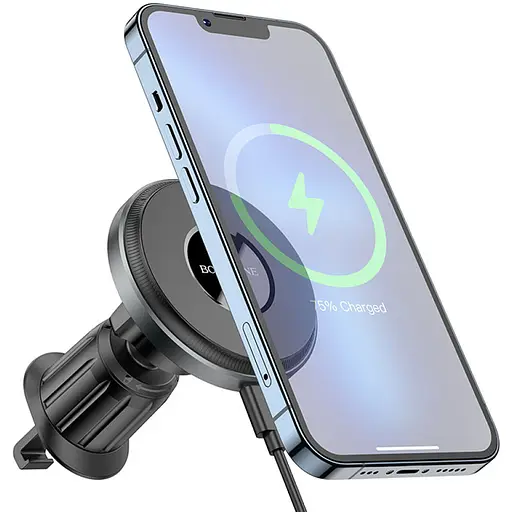 Автодержатель с БЗУ Borofone BH202 Seaside magnetic - фото 7