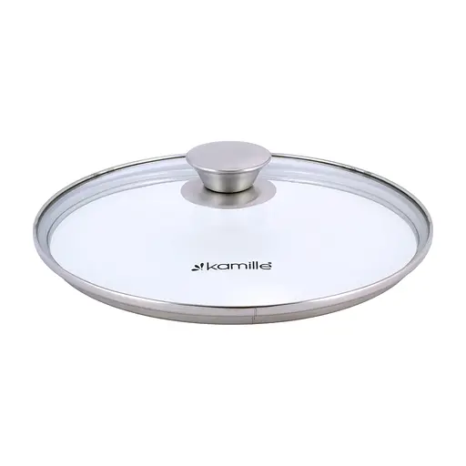 Каструля 3 л з нержавіючої сталі з кришкою та порожнистими ручками для індукції та газу KM-4902 Сірий 87480 - фото 6