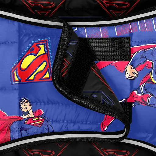 Курточка-накидка для собак Waudog Clothes, малюнок "Сила Супермена", M, А 37 см, B 52-62 см, С 36-47 см [CD] - фото 3