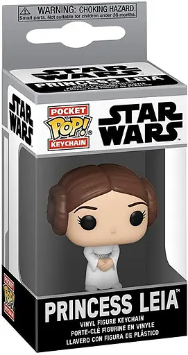 Фігурка-брелок Зоряні Війни Принцеса Лея Keychain Funko Pop Star Wars Princess Lea 4 см Trinket SW PL - фото 2