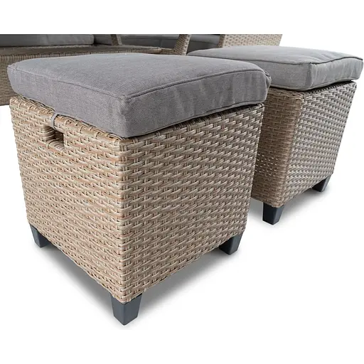 Комплект садовой мебели Di Volio Livorno Бежевый/Светло-серый - фото 7