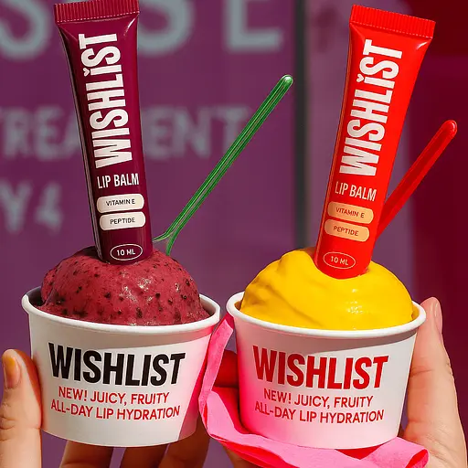 Бальзам-блиск для губ Velvet Coral Lip Gloss Balm Wishlist 10 мл - фото 9