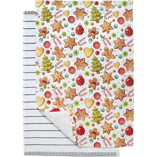 Набір рушників Lotus Home Christmas Sweets 40х60 см 2 шт. (svt-2000022348232) - фото 2