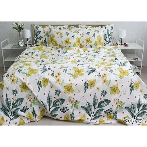Комплект постільної білизни TAG Tekstil Євро 000267671 (Ranforce Gofre RG-15)