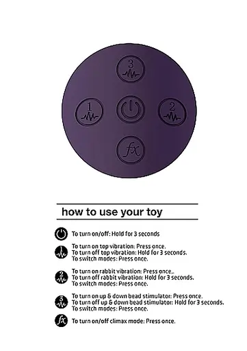 Вібратор-кролик ShotsToys Halo 24.5 см (фіолетовий) - фото 8