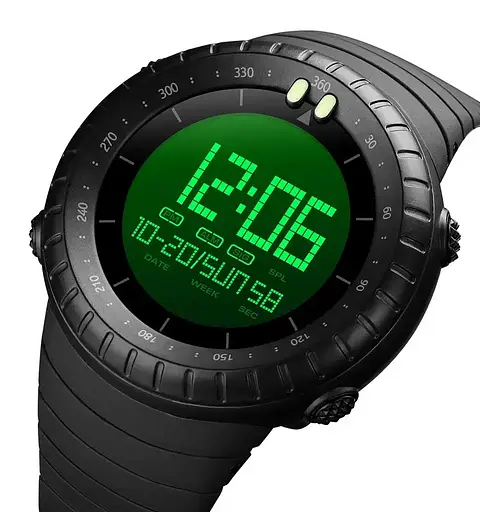 Чоловічий спортивний годинник Skmei 1992 (Чорний) - фото 3