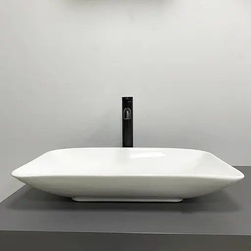 Умивальник VBI Lucera white накладний VBI-012617, Білий - фото 2