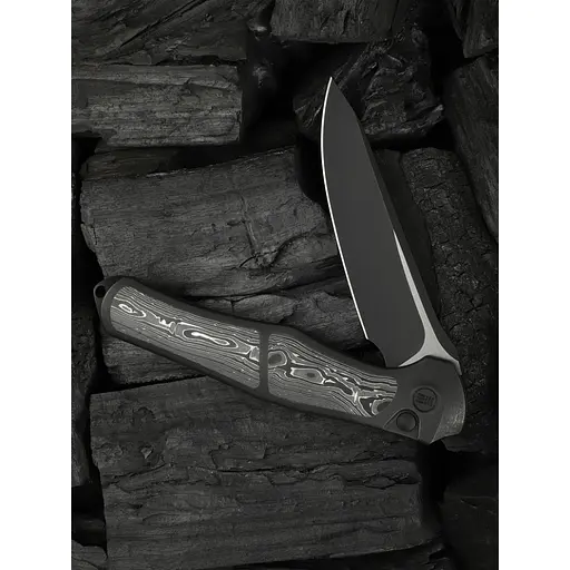 Нож складной Weknife 702XI Black Titanium WE07B-2 (Лимитированная серия) - фото 12