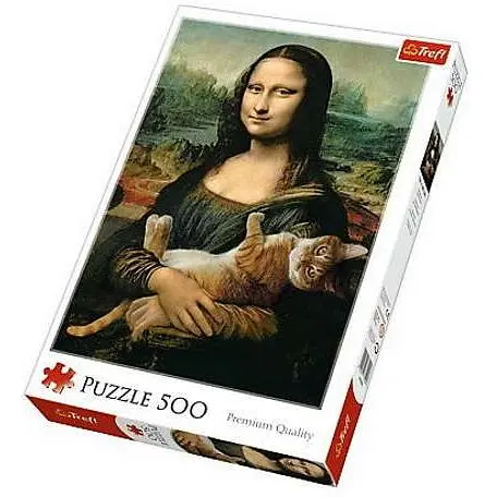 Пазл Trefl Мона Лиза с котом Роб Дей 500 эл. (37294)