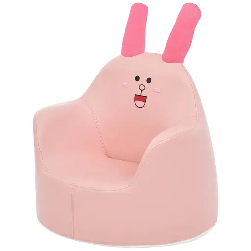 Дитяче крісло-пуфік Bambi Зайчик M 5721 Rabbit м’яке з екошкіри