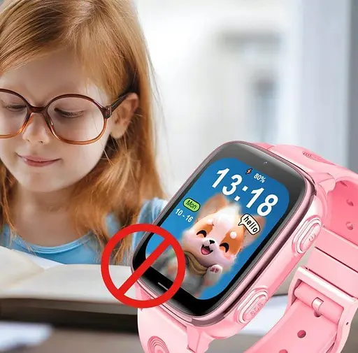 Детские смарт-часы Lemfo D51, 4G розовый - фото 9