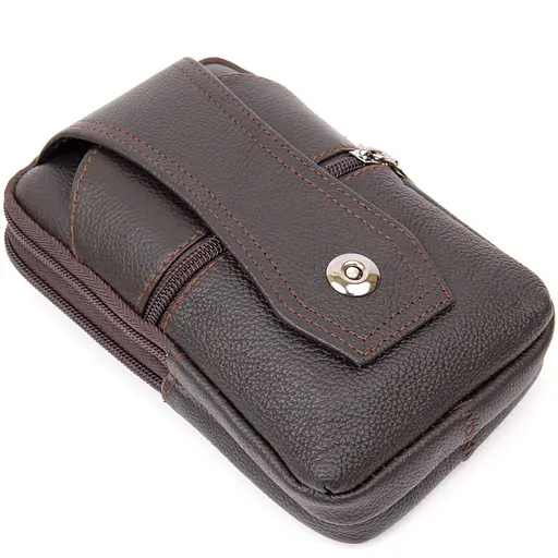 Кожаная сумка мужская Vintage 11х17,5х3,5 см sum0013967 - фото 3