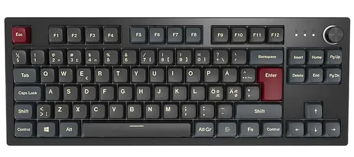 Клавіатура Montech MKey TKL Darkness Red Switch RGB Black (MK87DR)