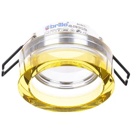 Светильник точечный Brille декоративный HDL-G190 CH CL/TEA MR16 L13-034
