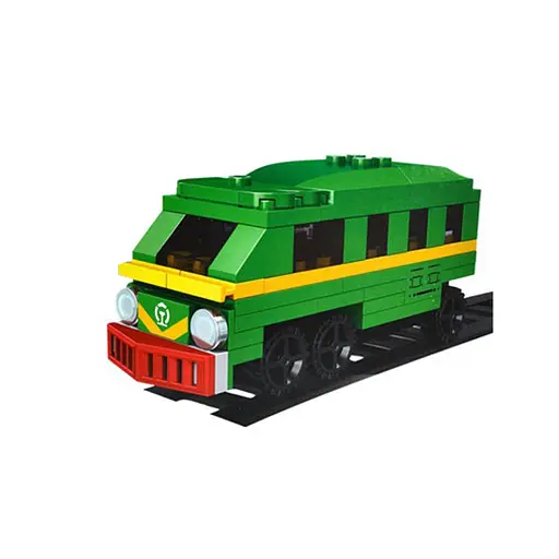 Детский конструктор "Поезд" CD8194-4, 89 деталей