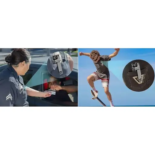 Видеокамера Dometic нагрудная Wi-Fi аккумуляторная боди камера с дисплеем 1.3 дюйма регистратор с фиксацией клипсой UKC L9 - фото 8