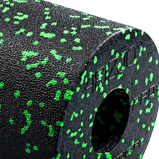 Массажный ролик 4FIZJO EPP PRO+ 33 x 14 см (валик, роллер) гладкий 4FJ1424 Black/Green (P-5907222931424) - фото 3