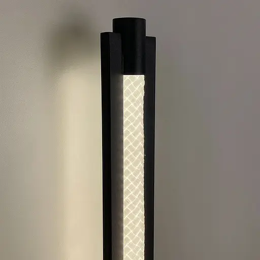 Удлиненное минималистичное бра в черном корпусе 62 см Line F Арт. WB 24/600 BK - фото 3