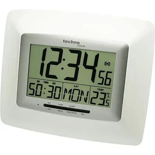 Часы настенные Technoline WS8100 White/Silver (WS8100) - фото 3