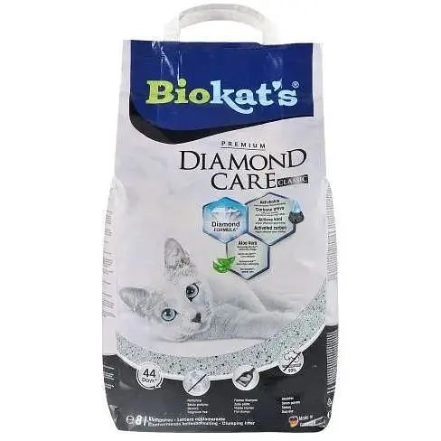 Наполнитель Biokats Diamond Care для кошачьего туалета бентонитовый 8 л - фото 3