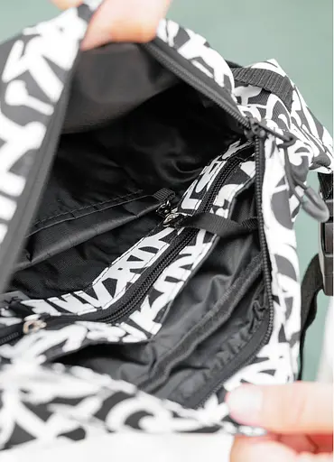 Большая мужская сумка бананка Sambag DynamicDart принт "Graphity" 38 × 21 × 7 см (80411715m) - фото 8