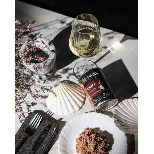 Вологий корм Savory для дорослих собак усіх порід з індичкою 400 г - фото 5