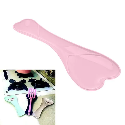 Подставка для половника и ложки пластиковая 24х10.5 см, Kitchen Master Розовый 86568 - фото 2