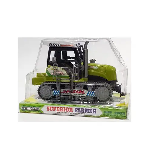 Трактор инерц. 668 под слюдой 22 * 14 * 15см (6900001129837) Оливковый - фото 3