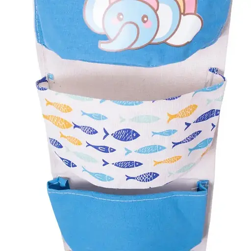 Органайзер Yiwu HP-41-13BL панно підвісний на 5 секцій 95х10 см блакитний - фото 3