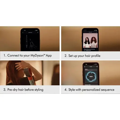 Мультистайлер Dyson Airwrap id multi-styler and dryer Straight+Wavy Ceramic Patina/Topaz (533598-01) - фото 4