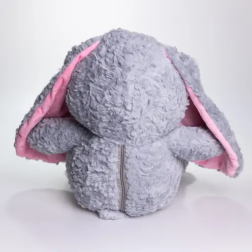 М'яка іграшка-плед та подушка 3 в 1 Зайчик 35×32×40 (см) Сірий Colorful Home 509-9G - фото 5