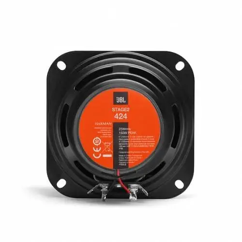 Автомобільна акустика JBL Stage2 424 2-х смугова коаксіальна 10 см кругла 25 Вт - фото 4