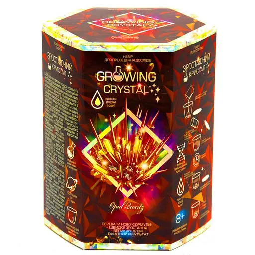 Ігровий набір для вирощування кристалів GRK-01 GROWING CRYSTAL Опал